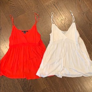 2 Banana Republic Baby Doll Strap Tops Size Small